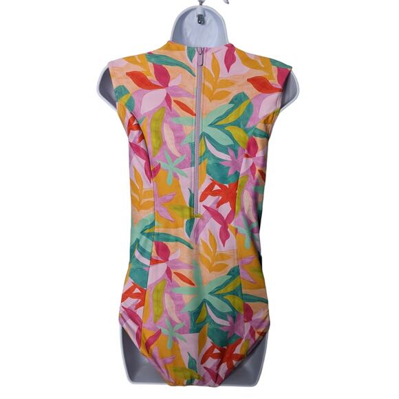 Mott 50 Michaela Sleeveless One Piece Swimsuit Brushed Flora Size S NWT - Picture 3 of 12